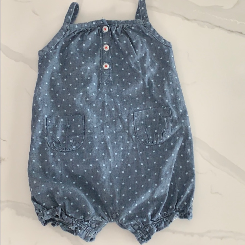 CARTERS denim romper